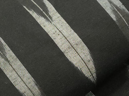 平和屋着物●両面　半幅帯　紬地　蜘蛛絞り　正絹　逸品　CABK8724dy