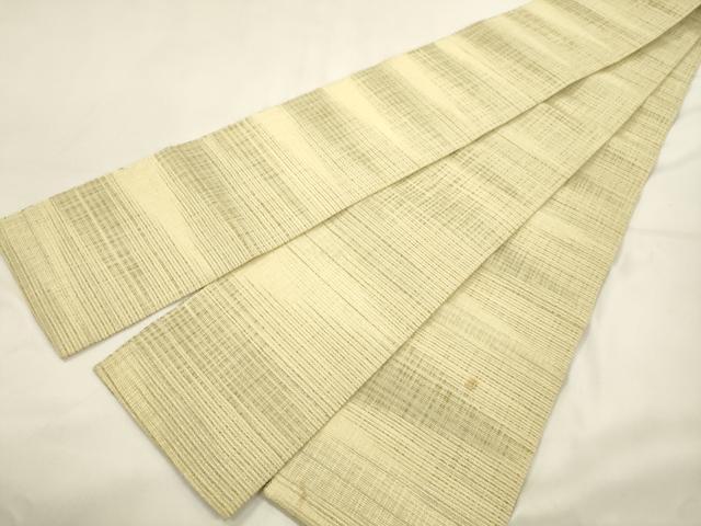 平和屋着物●半幅帯　霞文　正絹　逸品　CABK8735dy