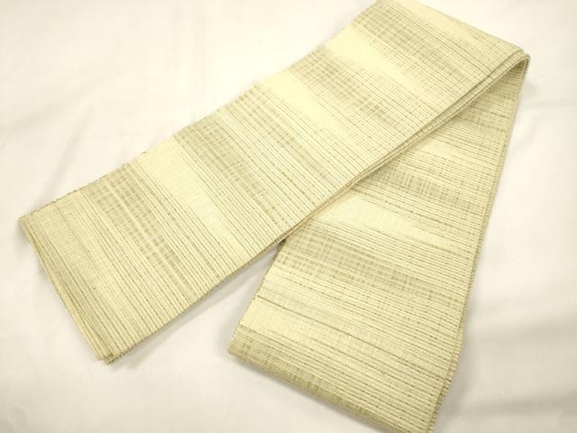 平和屋着物●半幅帯　霞文　正絹　逸品　CABK8735dy