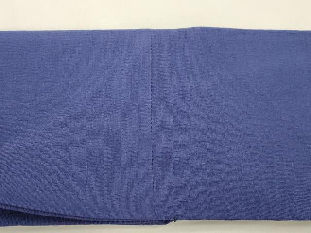 平和屋着物▼九寸名古屋帯　型染め　幾何学花丸文　正絹　逸品　CABK8762dy