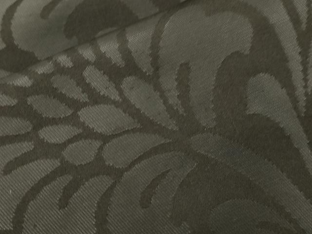 平和屋着物●西陣　川島織物　九寸名古屋帯　更紗丸文　黒地　正絹　逸品　CABK8771dy