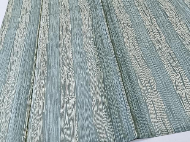 平和屋着物＊夏物　小紋　紗　間道　洗える着物　CABK8819xi