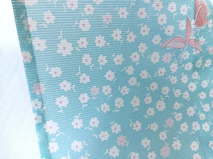 平和屋着物＊夏物　小紋　絽　草花文　洗える着物　CABK8820xi