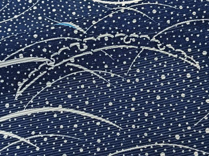 平和屋着物＊夏物　小紋　絽　雪輪芝重ね文　洗える着物　CABK8836xi