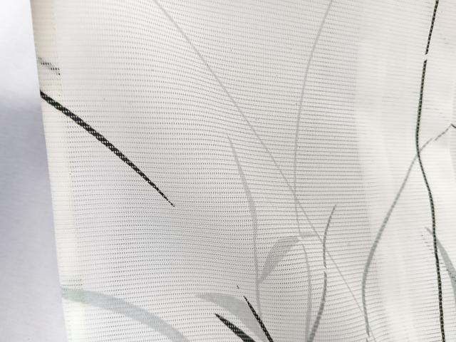 平和屋着物＊夏物　小紋　絽　草花文　洗える着物　CABK8837xi