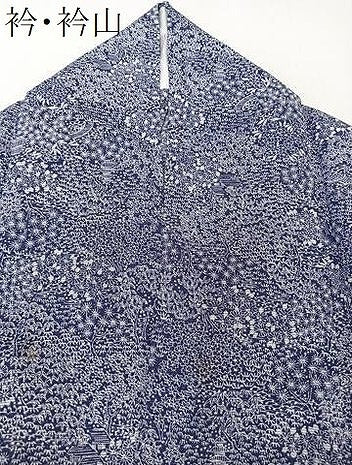 平和屋着物＊夏物　江戸小紋　絽　風景文　洗える着物　CABK8847xi