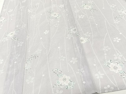 平和屋着物＊夏物　小紋　絽　辻が花　洗える着物　CABK8857xi