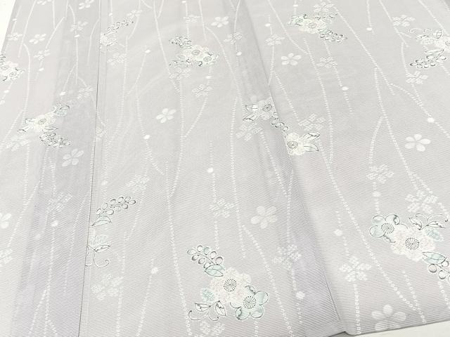 平和屋着物＊夏物　小紋　絽　辻が花　洗える着物　CABK8857xi