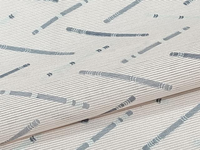平和屋着物＊夏物　小紋　絽　横笛文　洗える着物　CABK8873xi