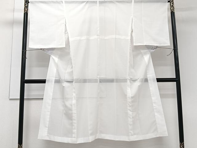 平和屋着物＊夏物　長襦袢　変わり絽　白色　洗える着物　未使用　CABK8884xi