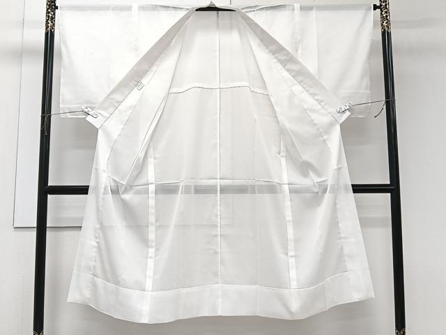 平和屋着物＊夏物　長襦袢　絽　白色　さんび謹製　洗える着物　CABK8885xi