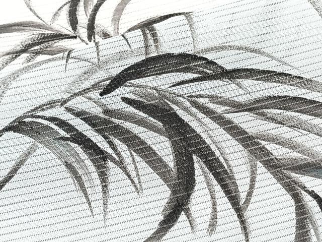 平和屋着物＊夏物　訪問着　絽　手描き　枝葉文　洗える着物　CABK8901xi