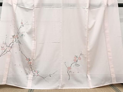 平和屋着物＊夏物　訪問着　絽　籬枝花文　洗える着物　CABK8915xi