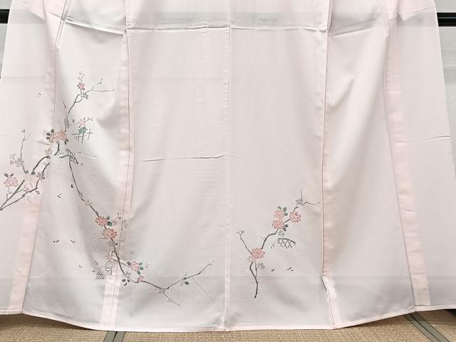 平和屋着物＊夏物　訪問着　絽　籬枝花文　洗える着物　CABK8915xi