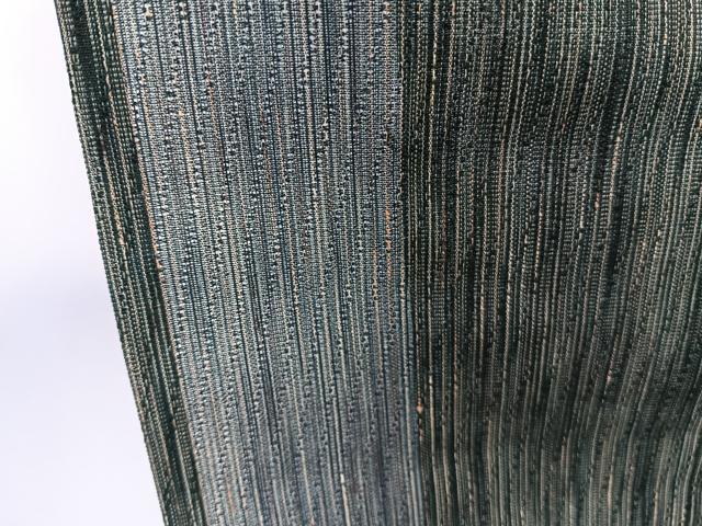 平和屋着物＊夏物　小紋　紗　霞文　正絹　逸品　CABK8919xi