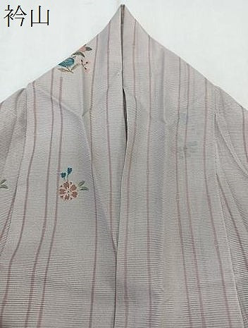 平和屋着物＊夏物　小紋　絽　橘花文　洗える着物　CABK8929xi