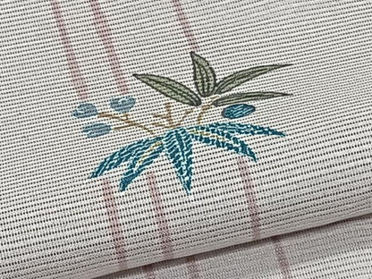 平和屋着物＊夏物　小紋　絽　橘花文　洗える着物　CABK8929xi