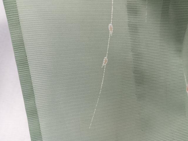 平和屋着物＊夏物　小紋　絽　枝蕾文　洗える着物　CABK8938xi