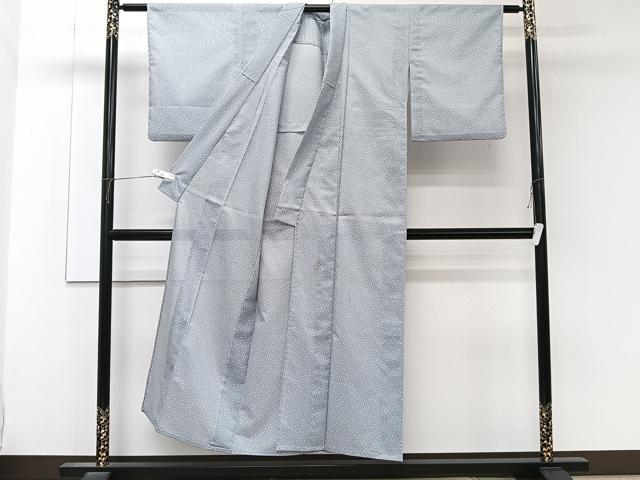 平和屋着物＊夏物　江戸小紋　絽　大小あられ　洗える着物　CABK8949xi