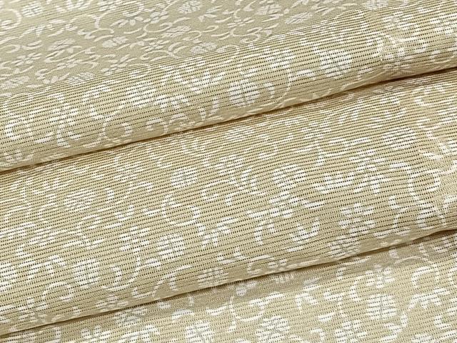 平和屋着物＊夏物　小紋　絽　花唐草文　洗える着物　CABK8951xi