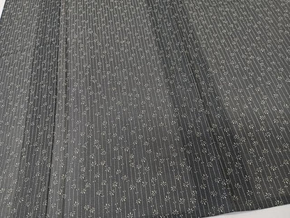 平和屋着物＊夏物　小紋　絽　縞花文　洗える着物　CABK8968xi