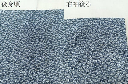 平和屋着物＊夏物　江戸小紋　絽　扇尽くし　洗える着物　CABK8973xi