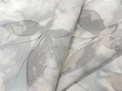 平和屋着物＊夏物　小紋　絽　舞蝶文　正絹　逸品　CABK8979xi
