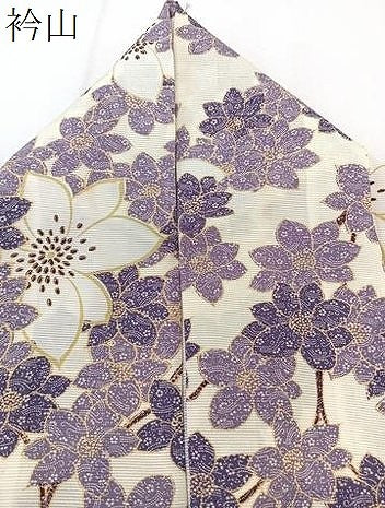 平和屋着物＊夏物　小紋　絽　枝花文　正絹　逸品　CABK8980xi