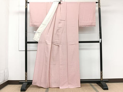 平和屋着物＊夏物　色無地　絽　虹色　正絹　逸品　CABK8982xi