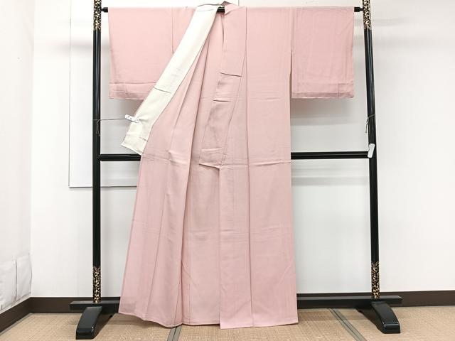 平和屋着物＊夏物　色無地　絽　虹色　正絹　逸品　CABK8982xi