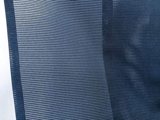 平和屋着物＊夏物　色無地　絽　濃藍色　洗える着物　CABK8984xi