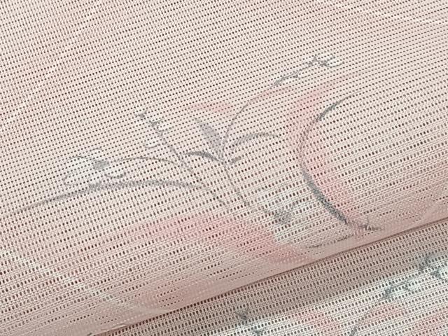 平和屋着物＊夏物　小紋　草花菱文　洗える着物　CABK9008xi