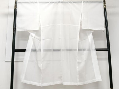 平和屋着物＊夏物　長襦袢　絽　白色　洗える着物　未使用　CABK9039xi