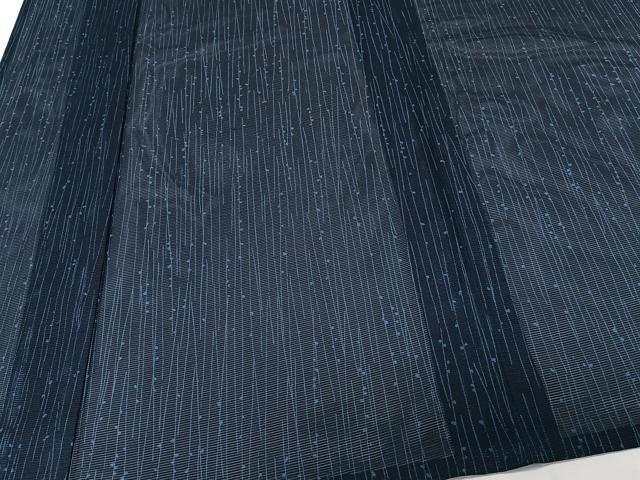 平和屋着物＊夏物　小紋　絽　枝蕾文　洗える着物　CABK9040xi