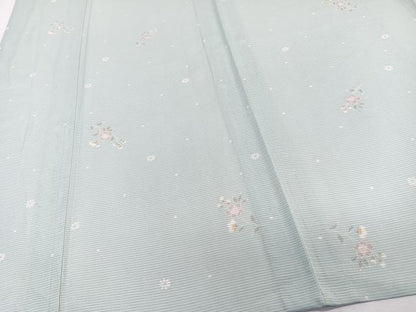 平和屋着物＊夏物　小紋　絽　草花文　正絹　逸品　未使用　CABK9049xi
