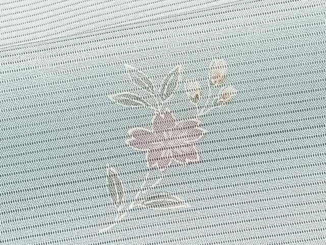 平和屋着物＊夏物　小紋　絽　草花文　正絹　逸品　未使用　CABK9049xi