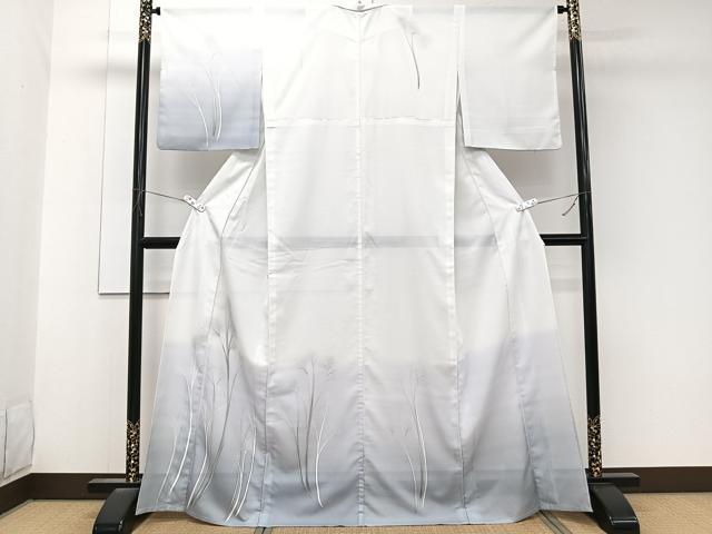平和屋着物＊夏物　訪問着　絽　樹林文　洗える着物　CABK9051xi