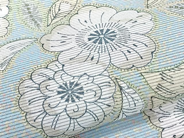平和屋着物＊夏物　訪問着　絽　辻が花　金彩　洗える着物　CABK9055xi