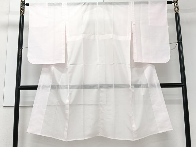 平和屋着物＊夏物　長襦袢　変わり絽　薄桜色　洗える着物　CABK9058xi