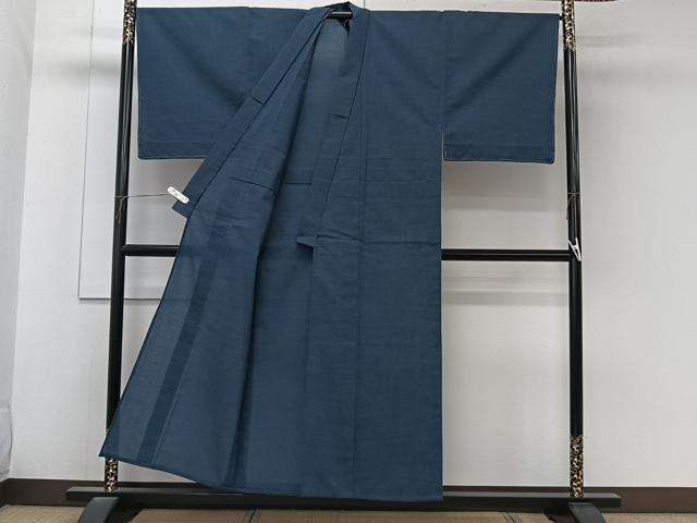 平和屋着物＊夏物　男性　小紋　紗　熨斗目花色　未使用　CABK9060xi