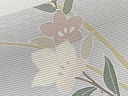 平和屋着物＊夏物　訪問着　絽　草花文　正絹　逸品　CABK9073xi