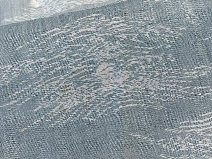 平和屋着物＊夏物　本場小千谷縮　立波文　麻　逸品　CABK9074xi