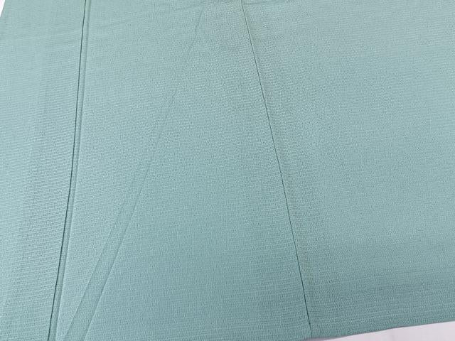 平和屋着物＊夏物　色無地　絽縮緬　薄青色　正絹　逸品　CABK9085xi