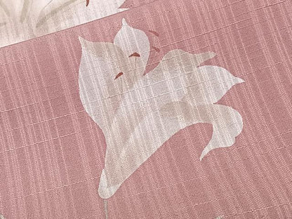 平和屋着物＊夏物　小紋　紗　枝草花文　洗える着物　CABK9104xi