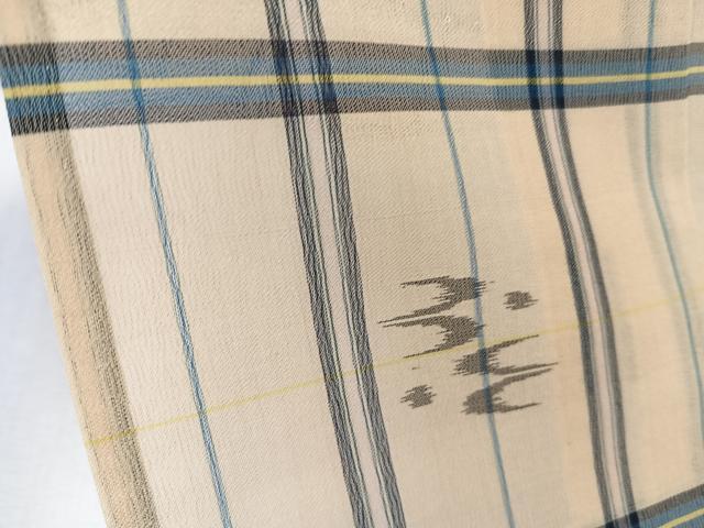 平和屋着物＊夏物　本場琉球絣　夏琉球　正絹　逸品　未使用　CABK9112xi