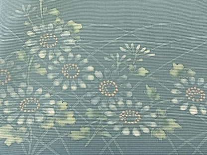 平和屋着物＊夏物　訪問着　絽　ろうけつ染　草花文　正絹　逸品　CABK9113xi