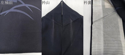 平和屋着物＊夏物　訪問着　絽　刺繍　芝楓文　正絹　逸品　CABK9115xi