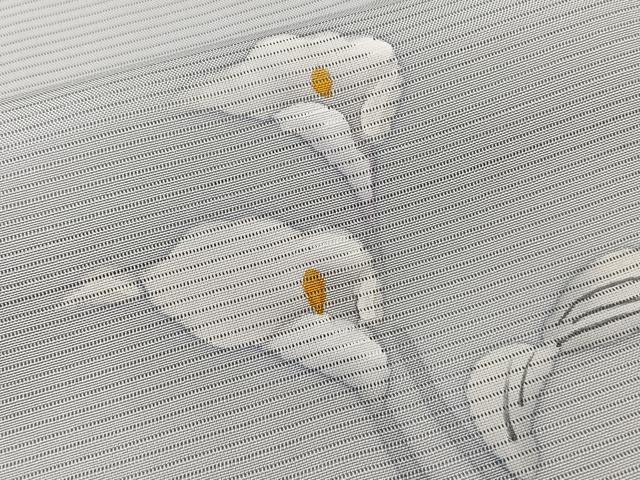 平和屋着物＊夏物　訪問着　絽　手描き　草花文　正絹　逸品　CABK9116xi