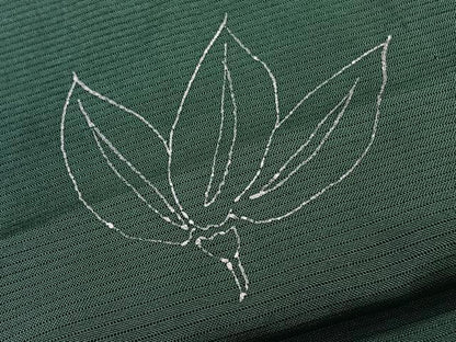 平和屋着物＊夏物　訪問着　絽　草花文　銀彩　正絹　逸品　CABK9120xi