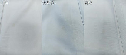 平和屋着物＊夏物　色無地　絽　月白色　正絹　逸品　CABK9122xi